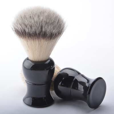 High Quality Hot Sale Resin Handle Shaving Brush Pure Badger Hair Shaving Brush Resin Shaving Razor Brush